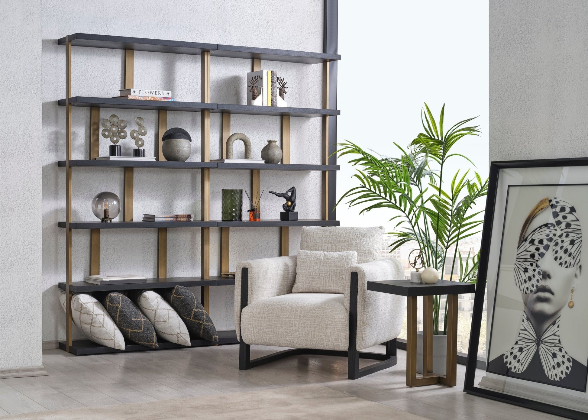 Mila Kitaplık 2 Adet - Rossohome