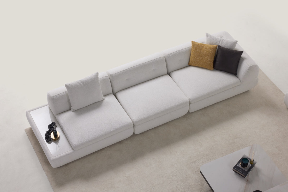 Petra 220'lik Kolsuz Sehpalı Modül ara modül - İnci Design