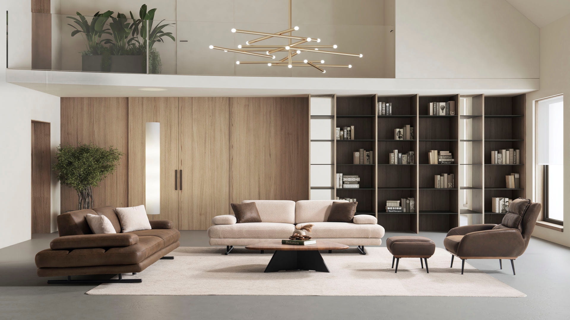 Madrid 3lü mekanizmalı koltuk