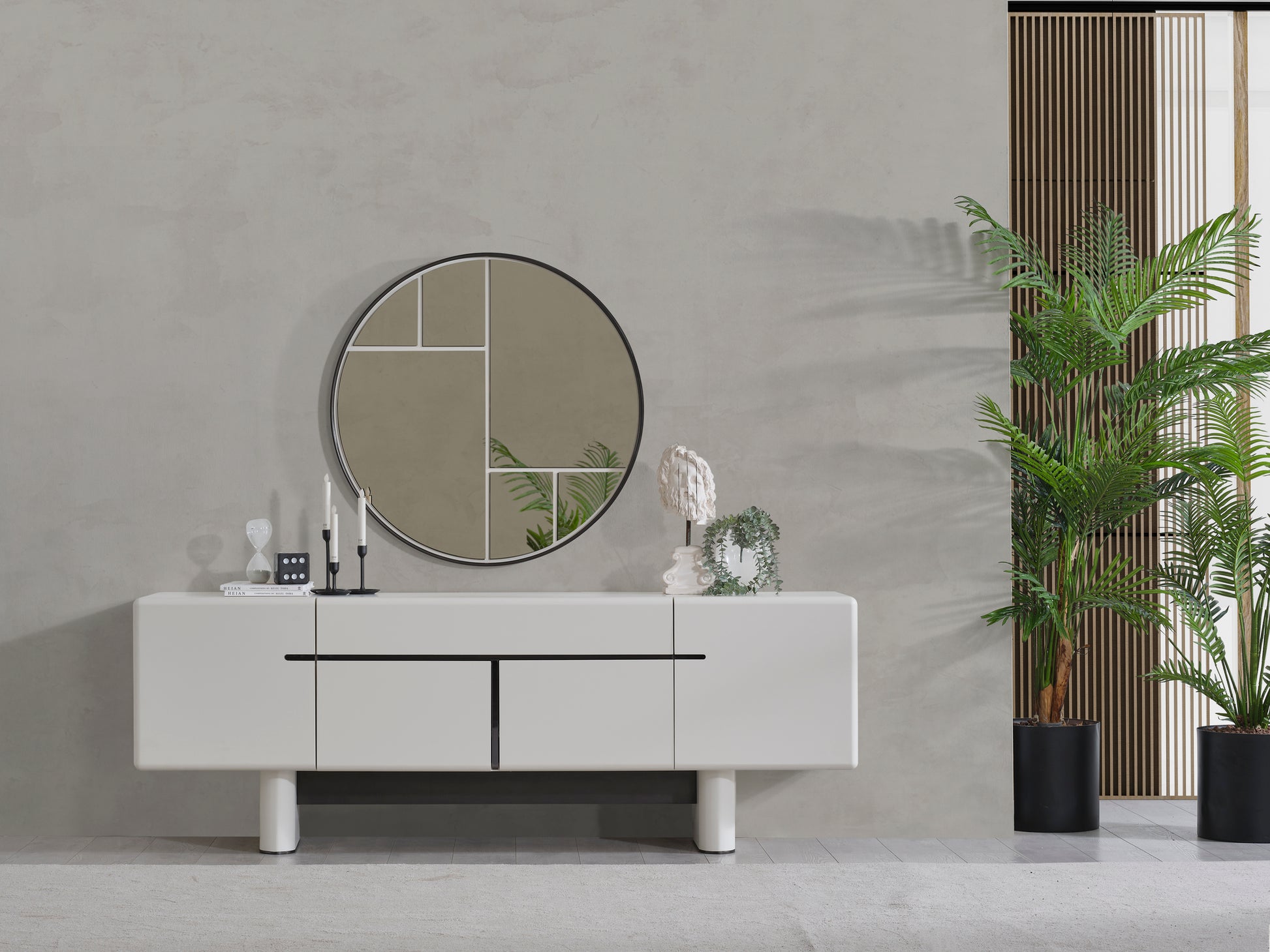 Premium Denver Konsol + Ayna - Rossohome