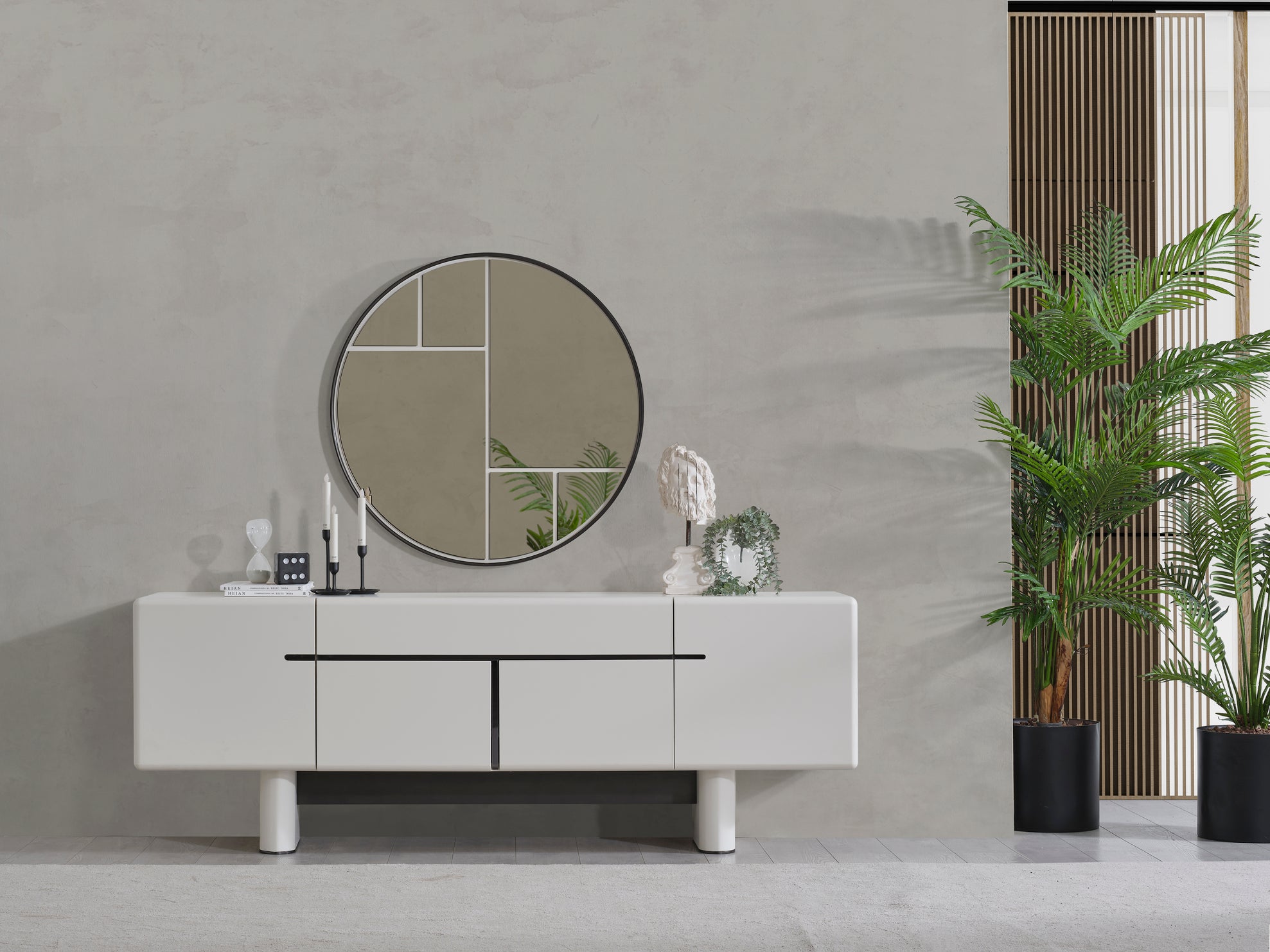 Premium Denver Konsol + Ayna - Rossohome