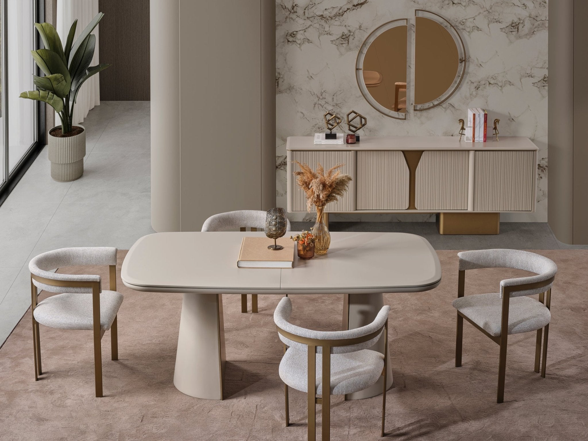 Line Yemek Odası Takımı - Rossohome