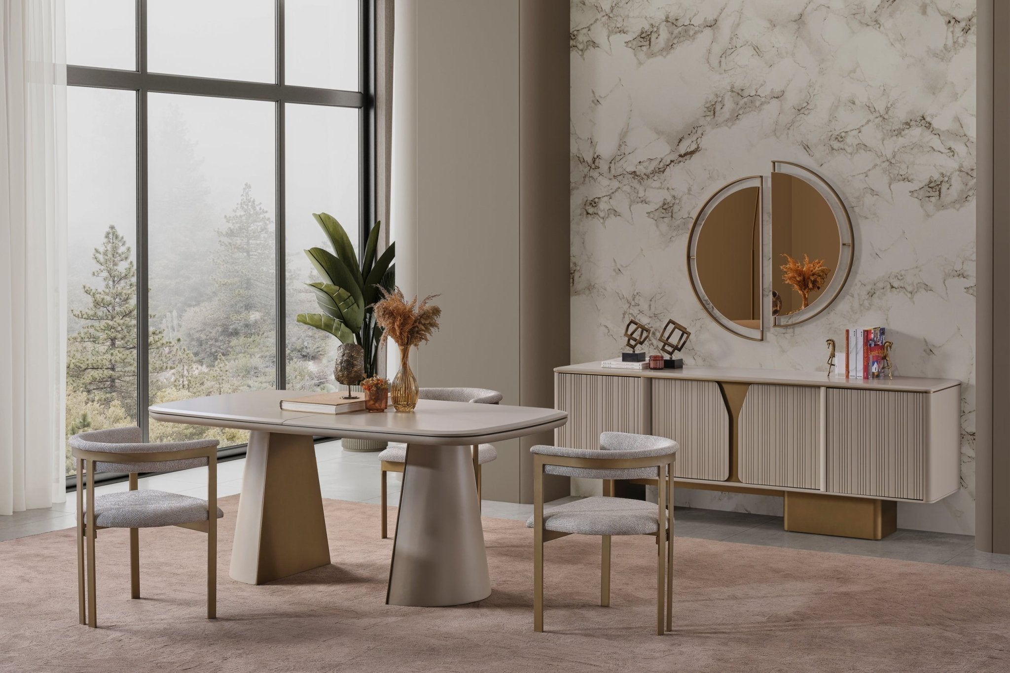 Line Yemek Odası Takımı - Rossohome