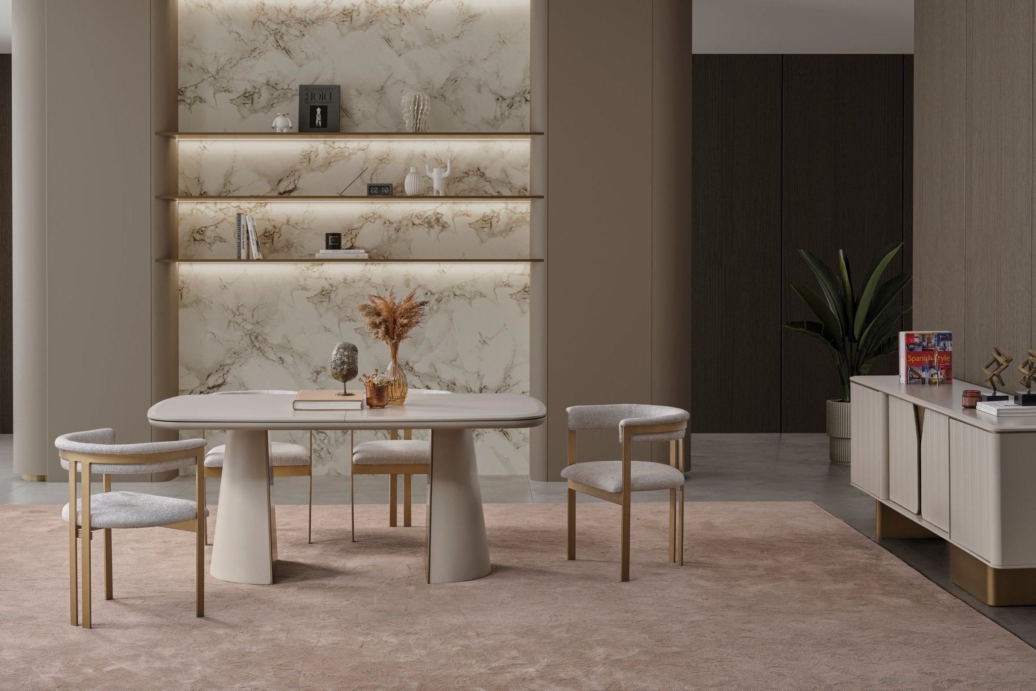 Line Yemek Odası Takımı - Rossohome