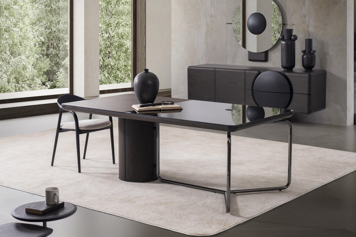 Lucca Siyah Sandalye (6'lı Set) - Rossohome