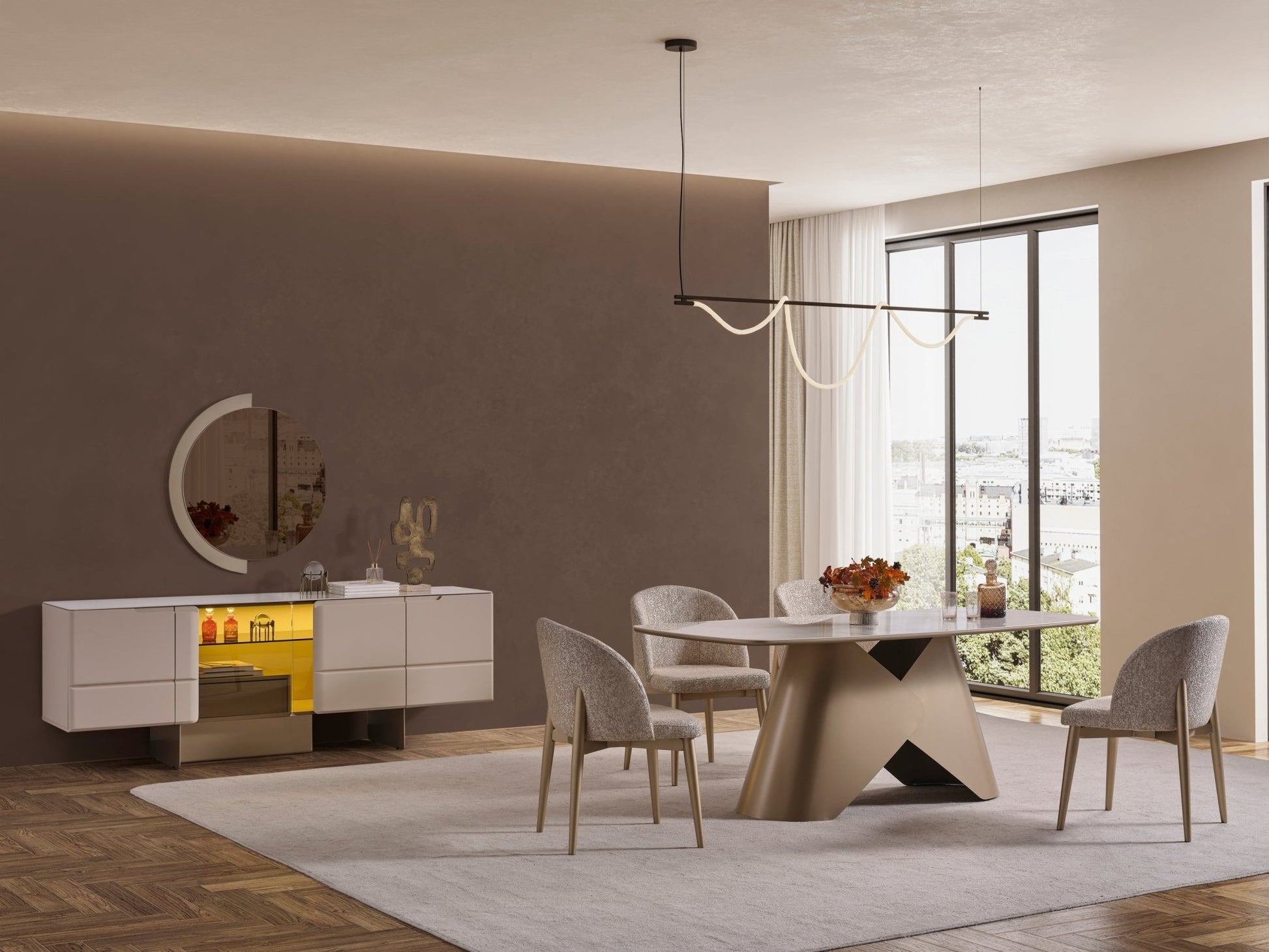 Nordic Luxury Yemek Odası - Rossohome
