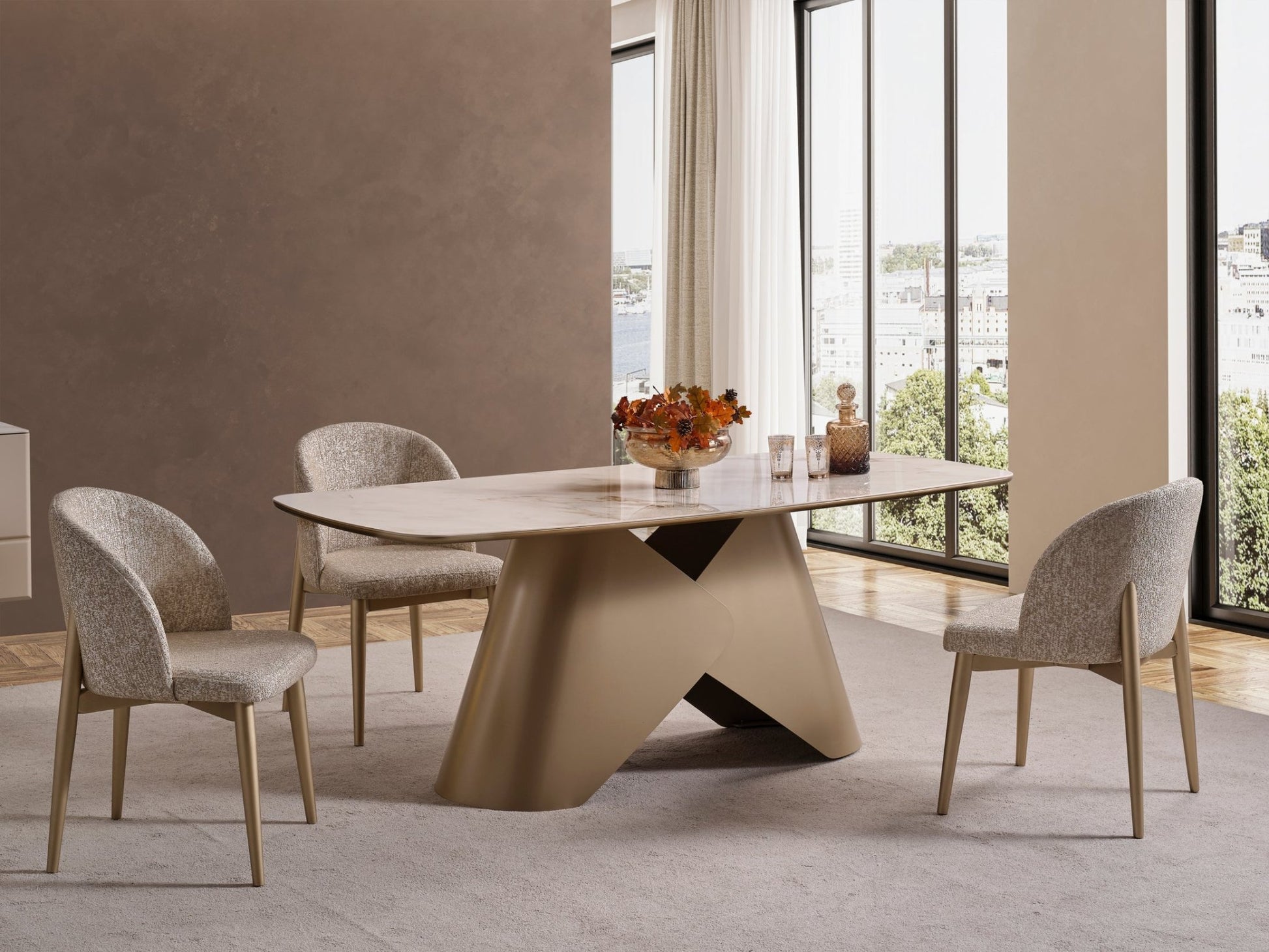 Nordic Luxury Yemek Odası - Rossohome
