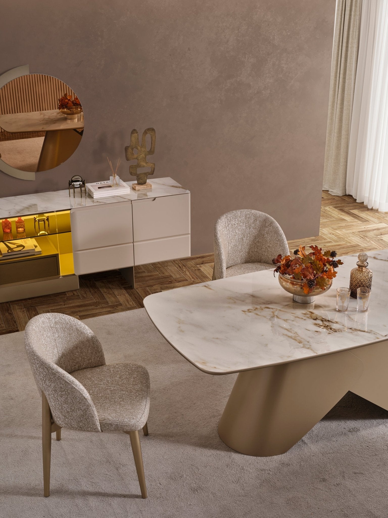 Nordic Luxury Yemek Odası - Rossohome