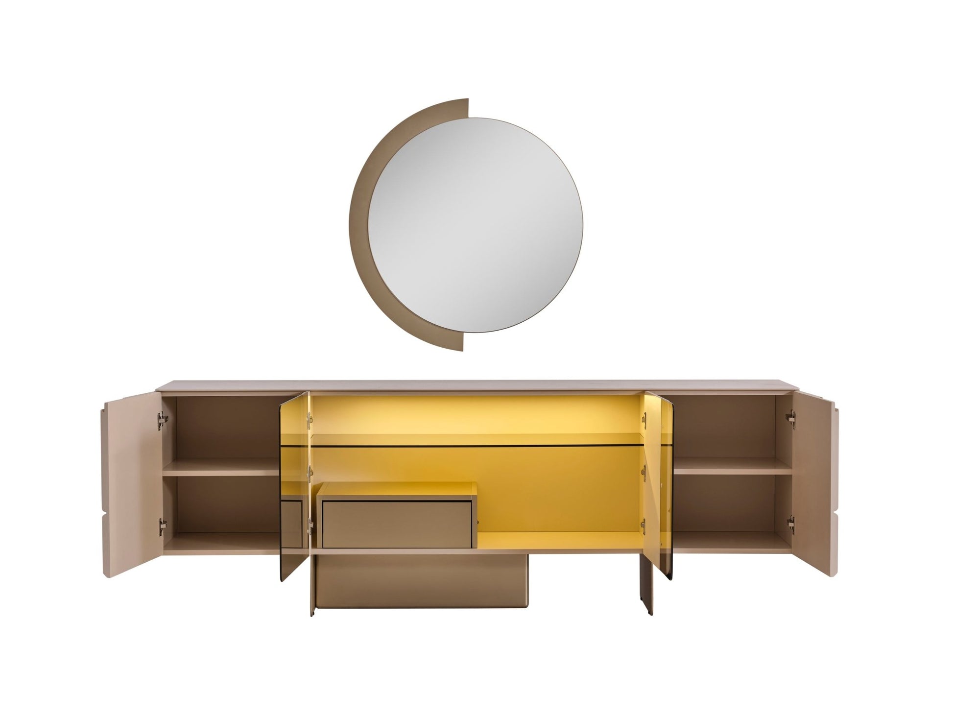 Nordic Luxury Konsol + Ayna - Rossohome