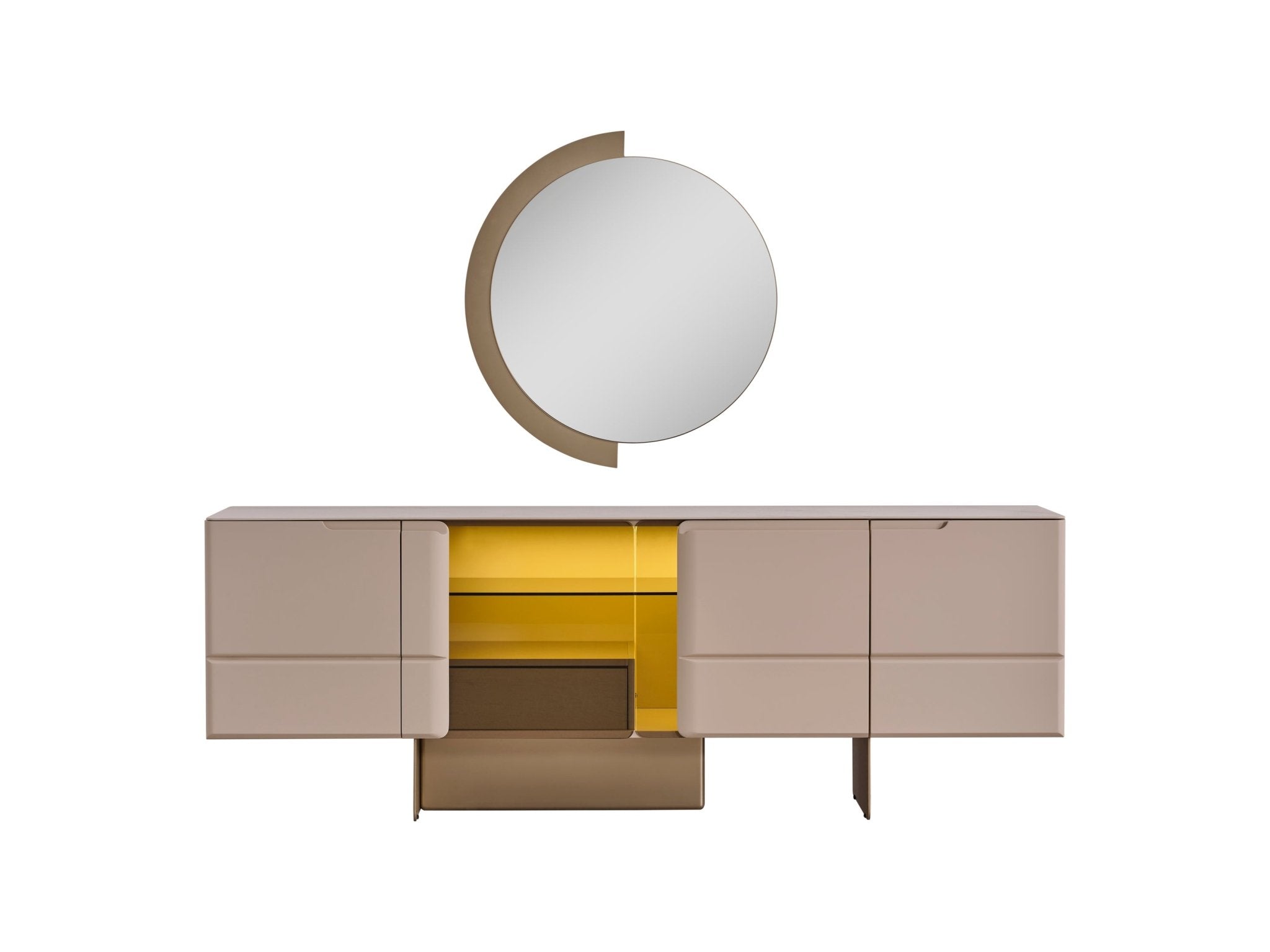 Nordic Luxury Konsol + Ayna - Rossohome