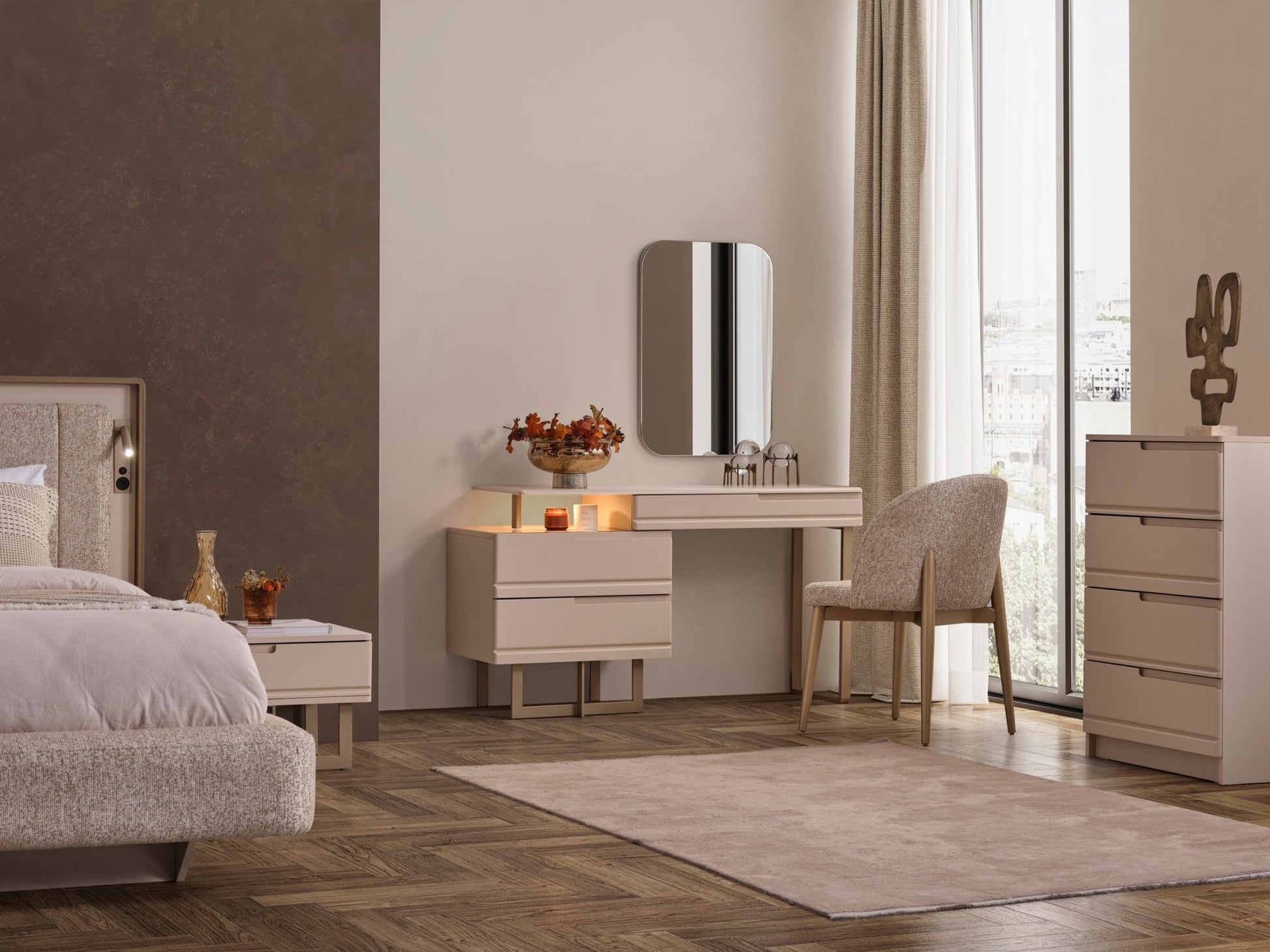 Nordic Luxury Yatak Odası Takımı - Rossohome