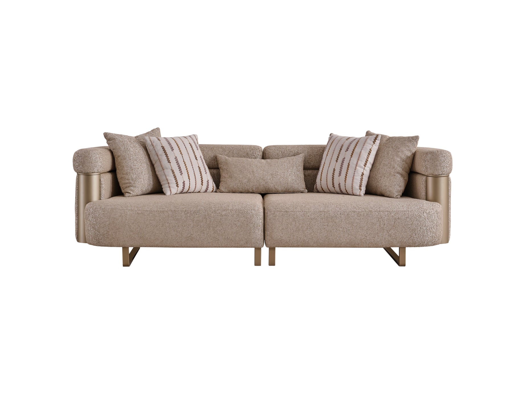 Nordic Luxury Üçlü Koltuk - Rossohome