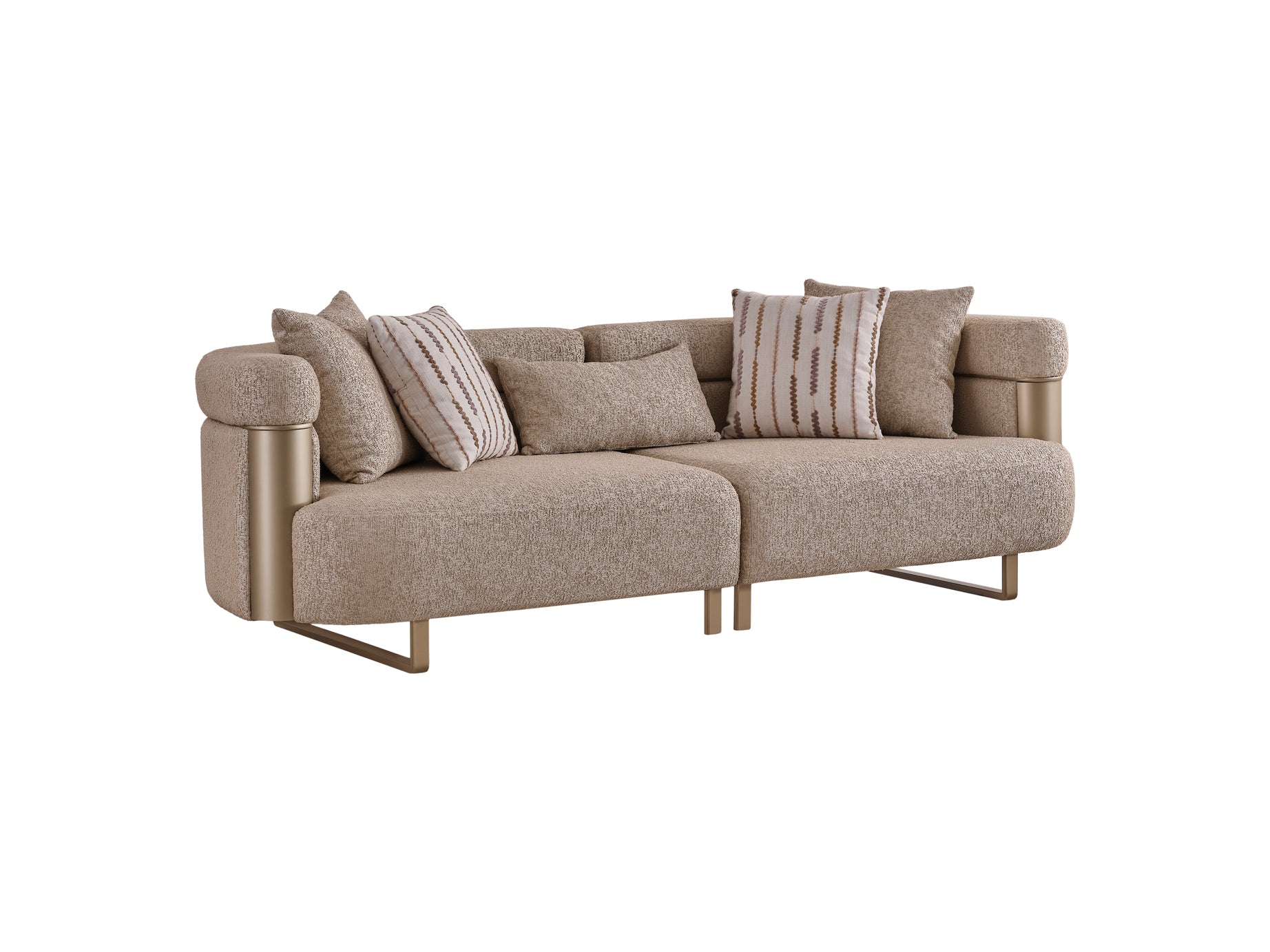 Nordic Luxury Üçlü Koltuk - Rossohome