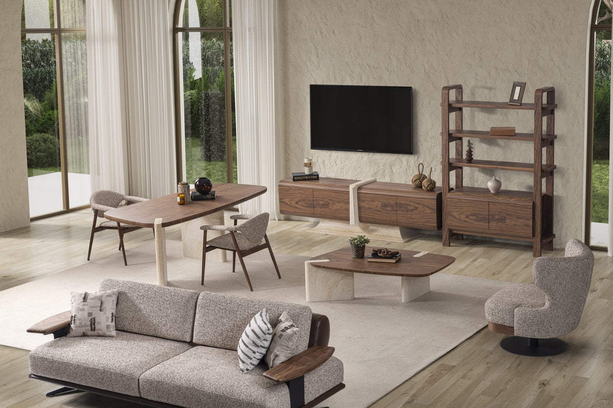 Prada TV Ünitesi ve Kitaplık - Rossohome