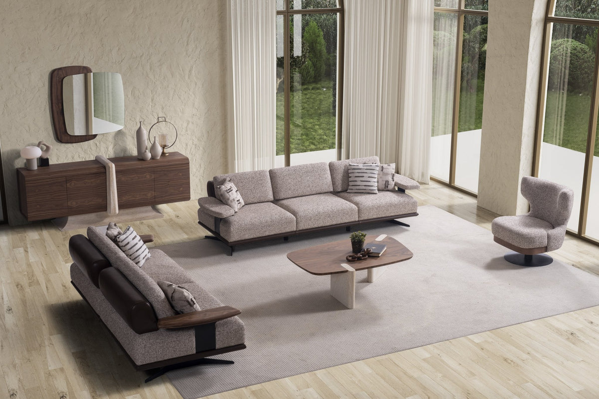 Prada Üçlü Koltuk - Rossohome