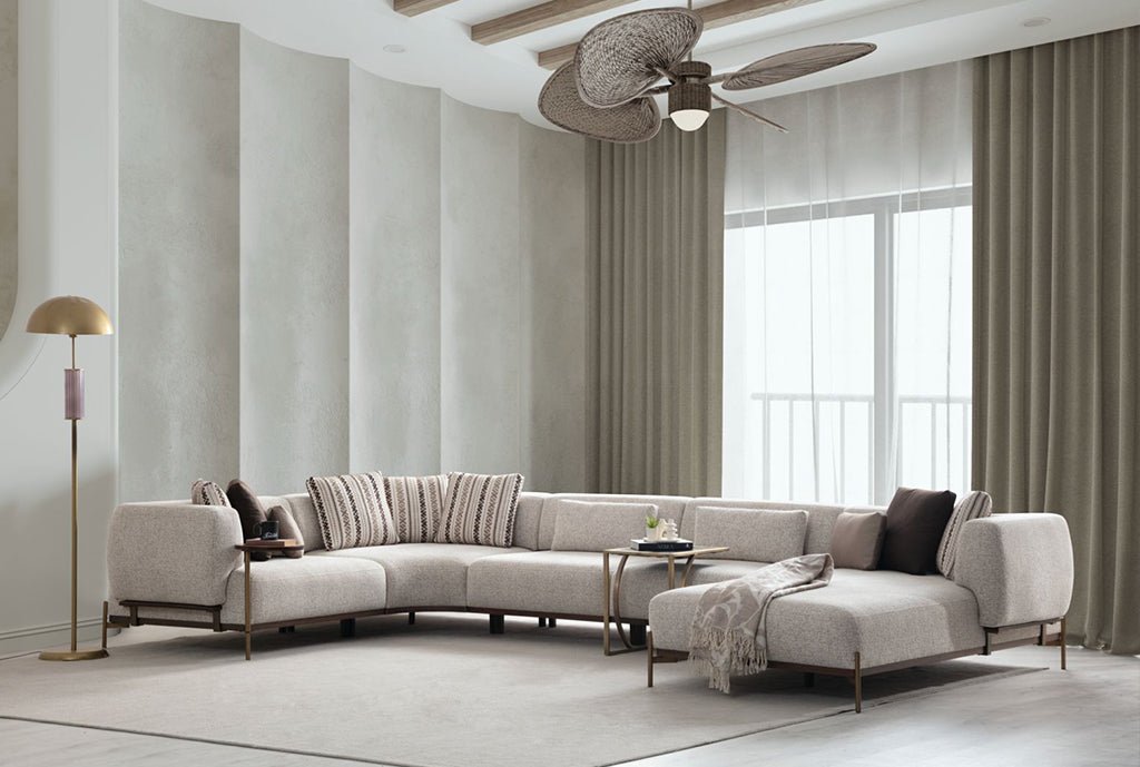 Tesla Köşe Koltuk / Middle U Köşe (240x420x180) - Rossohome