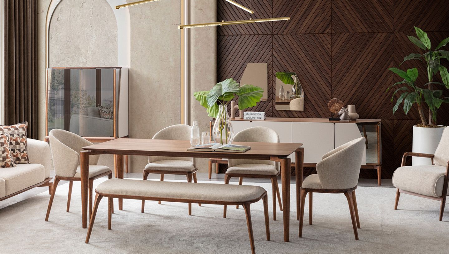 Lotus Yemek Odası Takımı - Resim 1