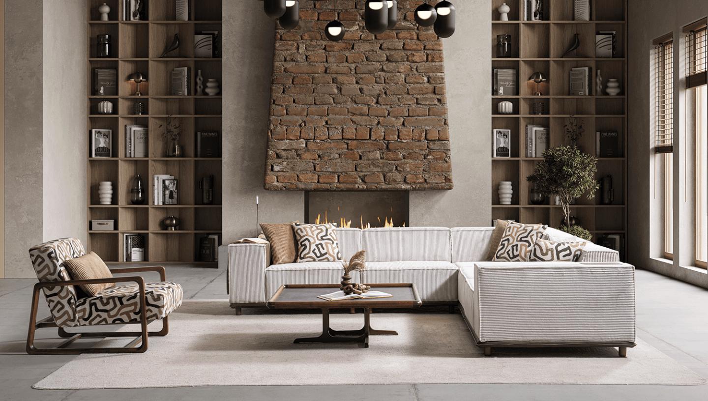 Puffy Köşe Koltuk - Resim 1