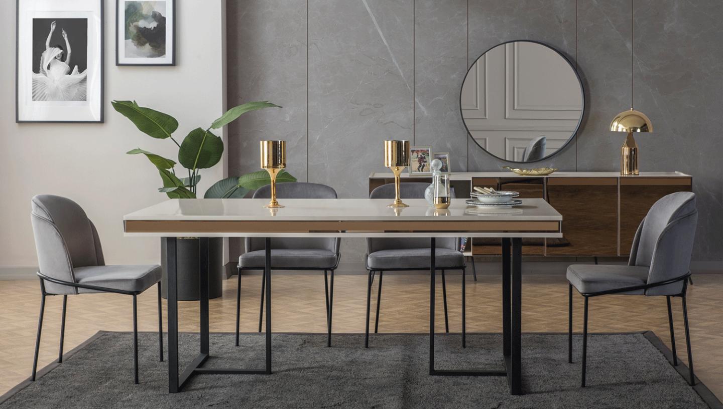 Bronze Aytaşı Yemek Odası - Resim 2