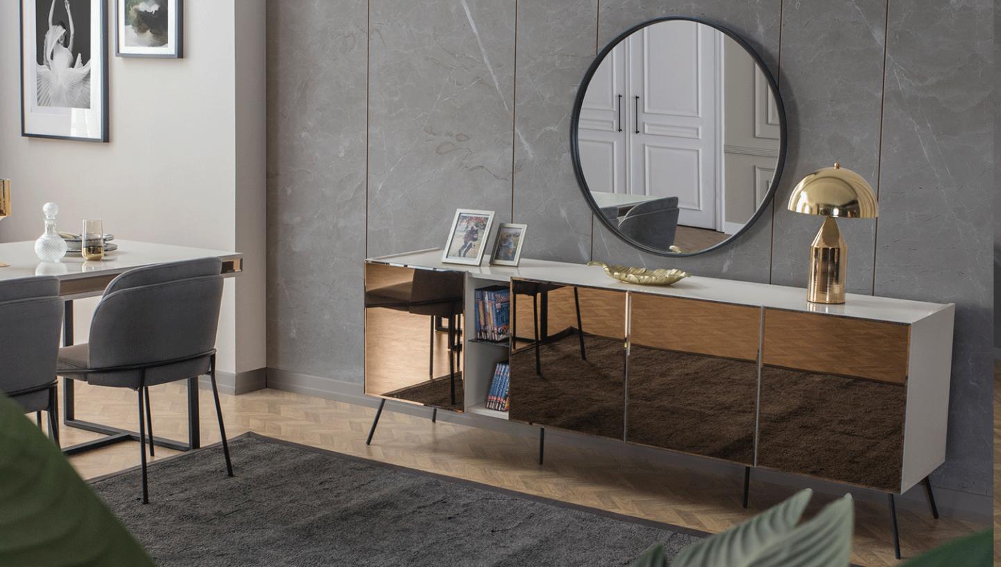 Bronze Aytaşı Yemek Odası - Resim 5