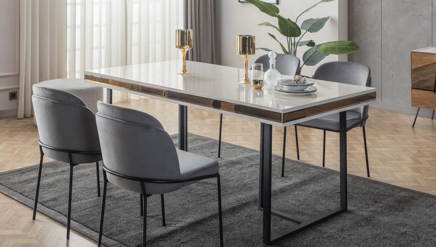 Bronze Aytaşı Yemek Odası - Resim 6