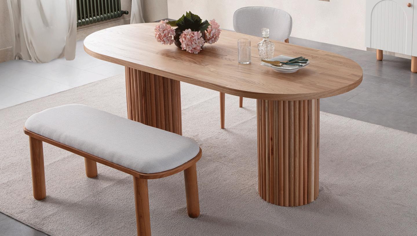 Nervür Yemek Odası Takımı - Resim 4