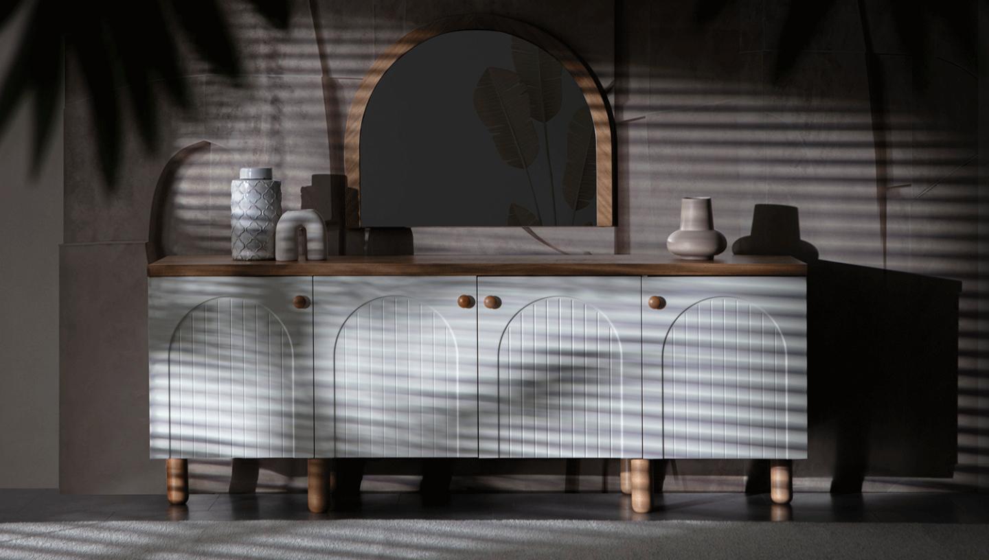 Nervür Yemek Odası Takımı - Resim 7