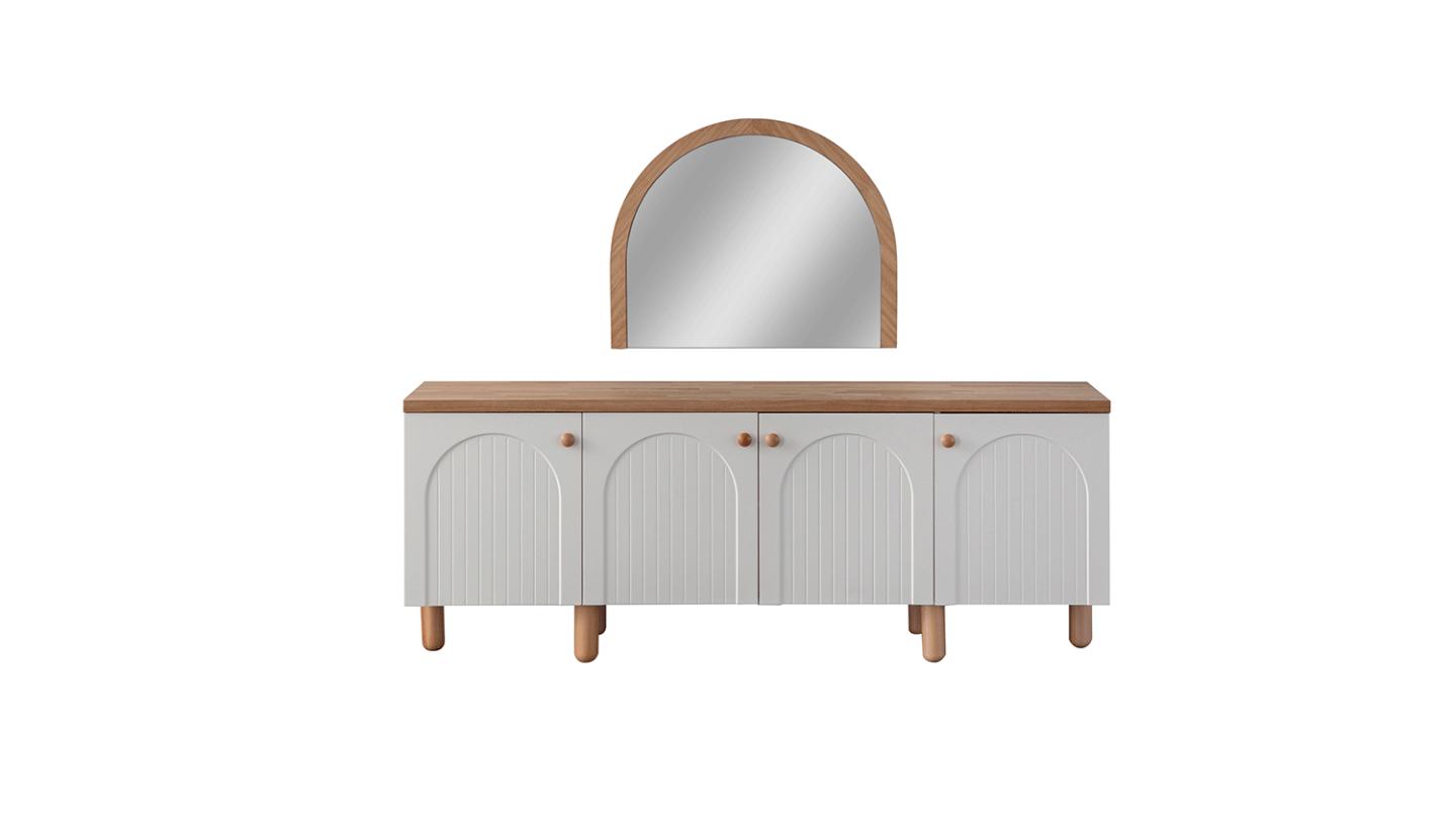 Nervür Yemek Odası Takımı - Resim 12