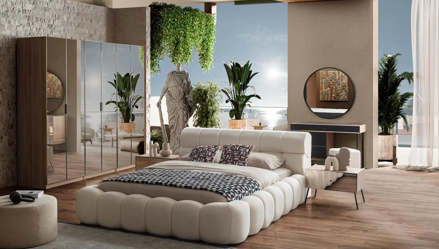 Bronze Ceviz Yatak Odası Takımı - Resim 1