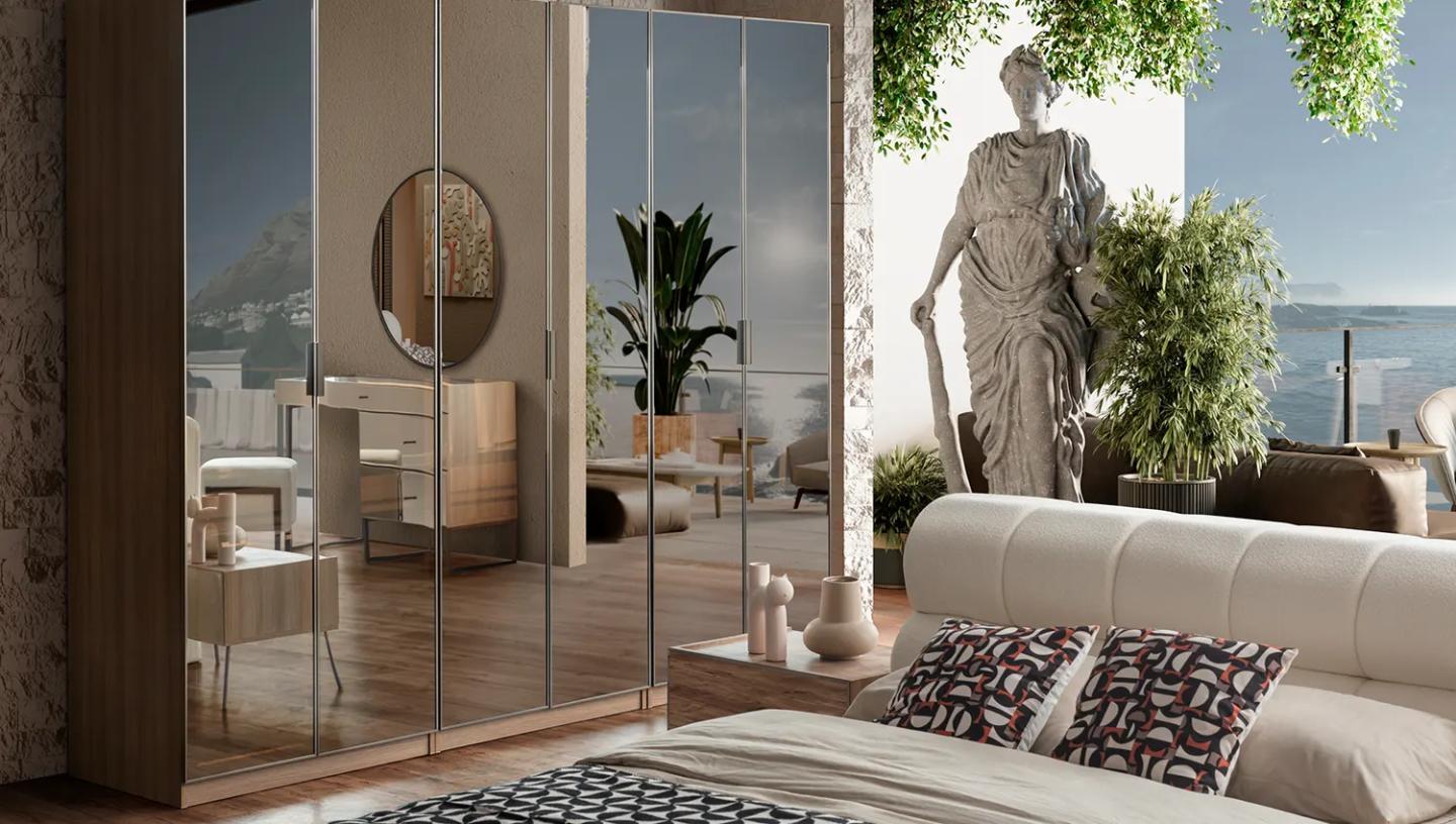 Bronze Ceviz Yatak Odası Takımı - Resim 3