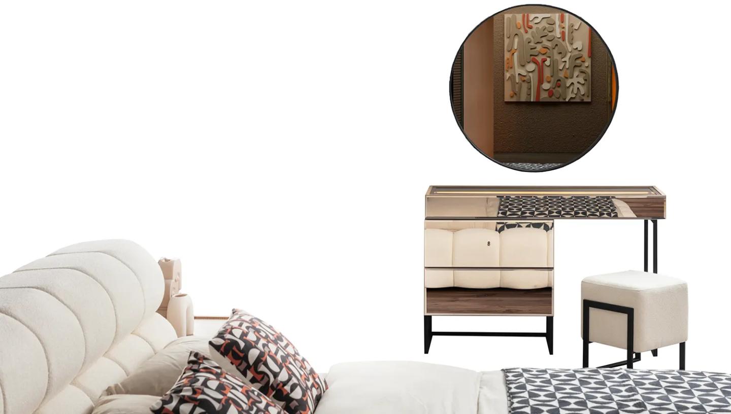 Bronze Ceviz Yatak Odası Takımı - Resim 17