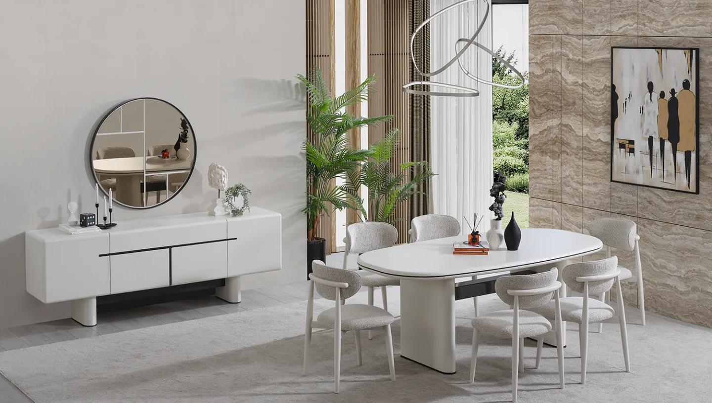 Dallas Premium Yemek Odası Takımı - Resim 1