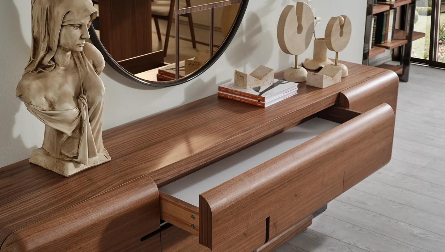 Dallas Ceviz Yemek Odası Takımı - Resim 4