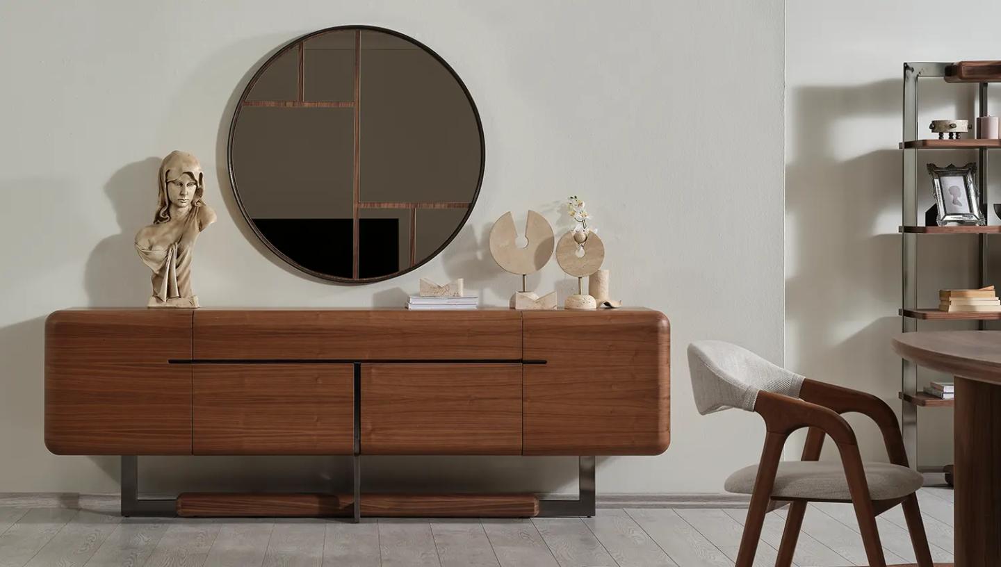 Dallas Ceviz Yemek Odası Takımı - Resim 8