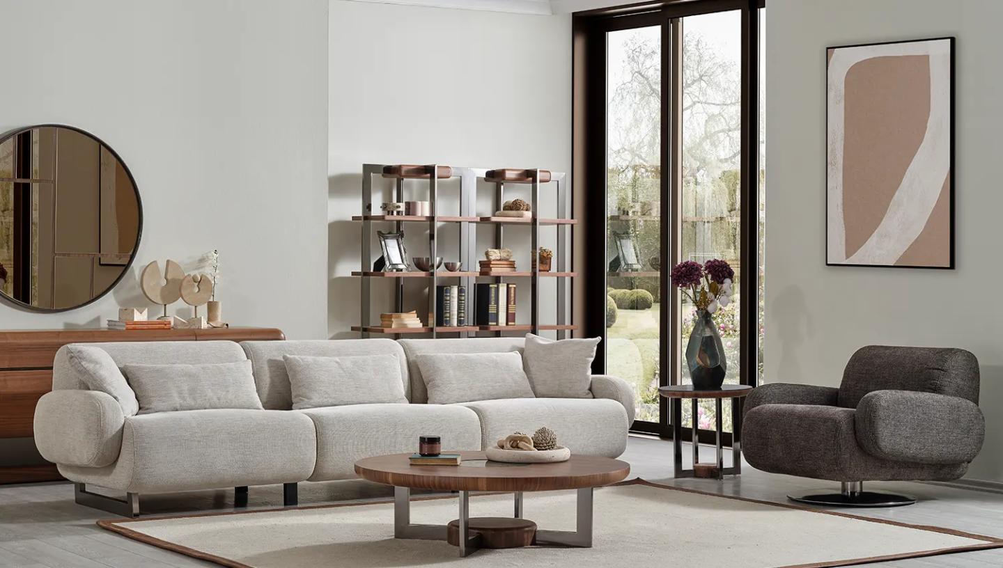 Dallas Ceviz Orta Sehpa - Resim 3