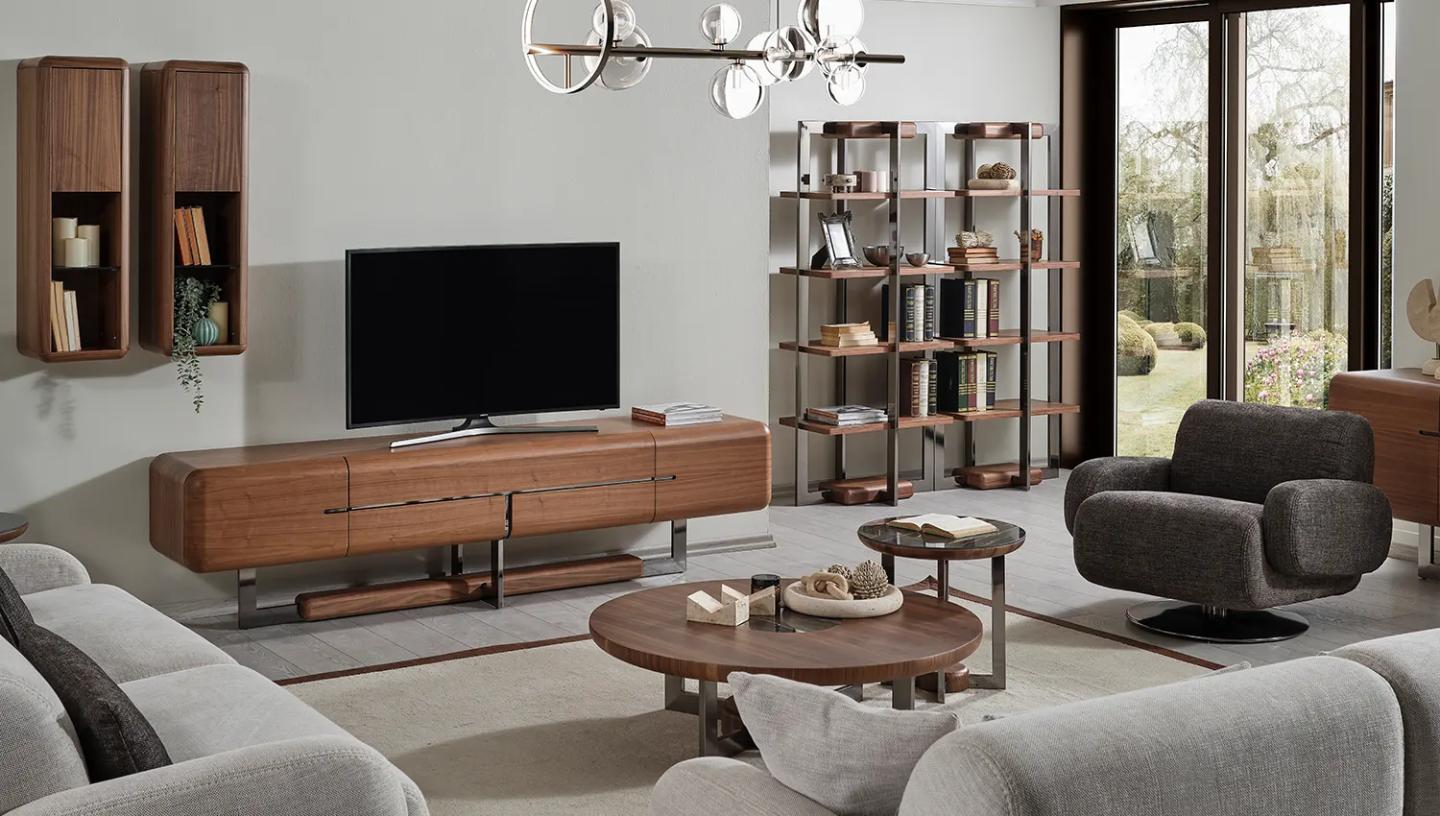 Dallas Ceviz Orta Sehpa - Resim 6