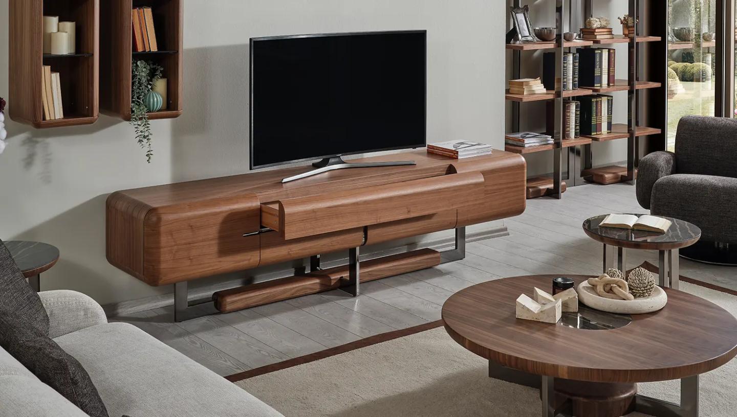 Dallas Ceviz Orta Sehpa - Resim 7