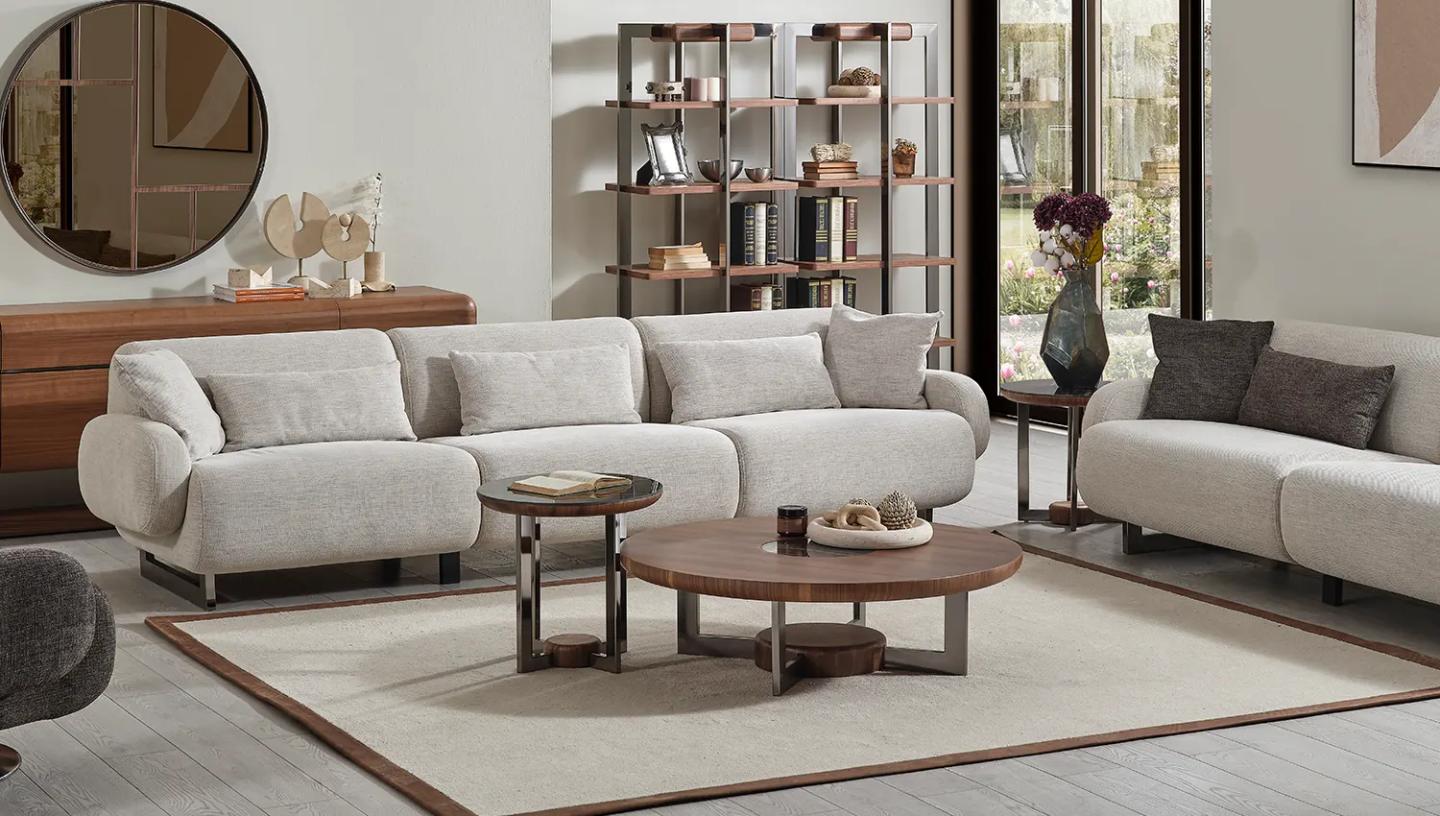 Dallas Ceviz Orta Sehpa - Resim 2