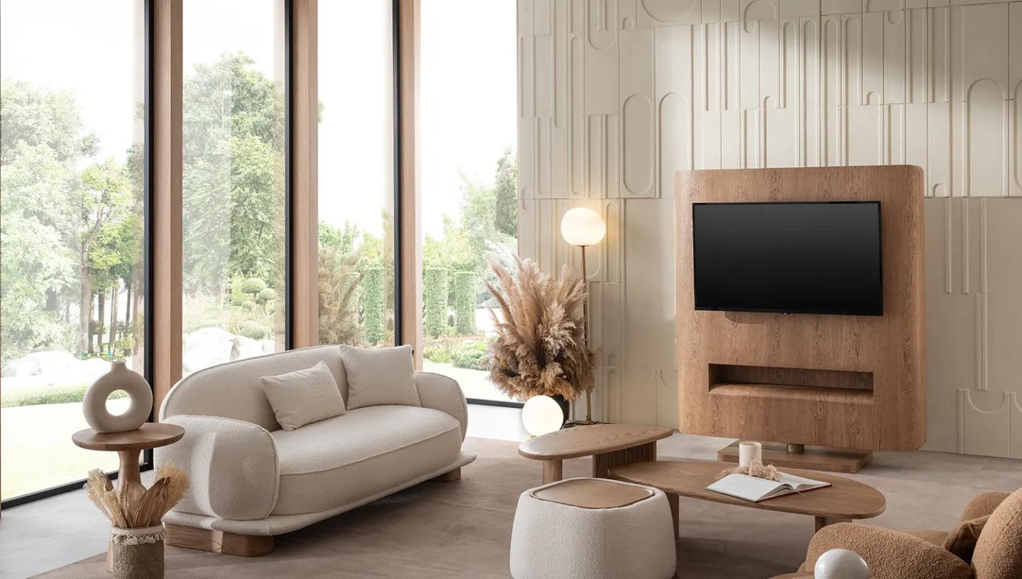 Jimmy 2'li Koltuk Sehpalı - Resim 1