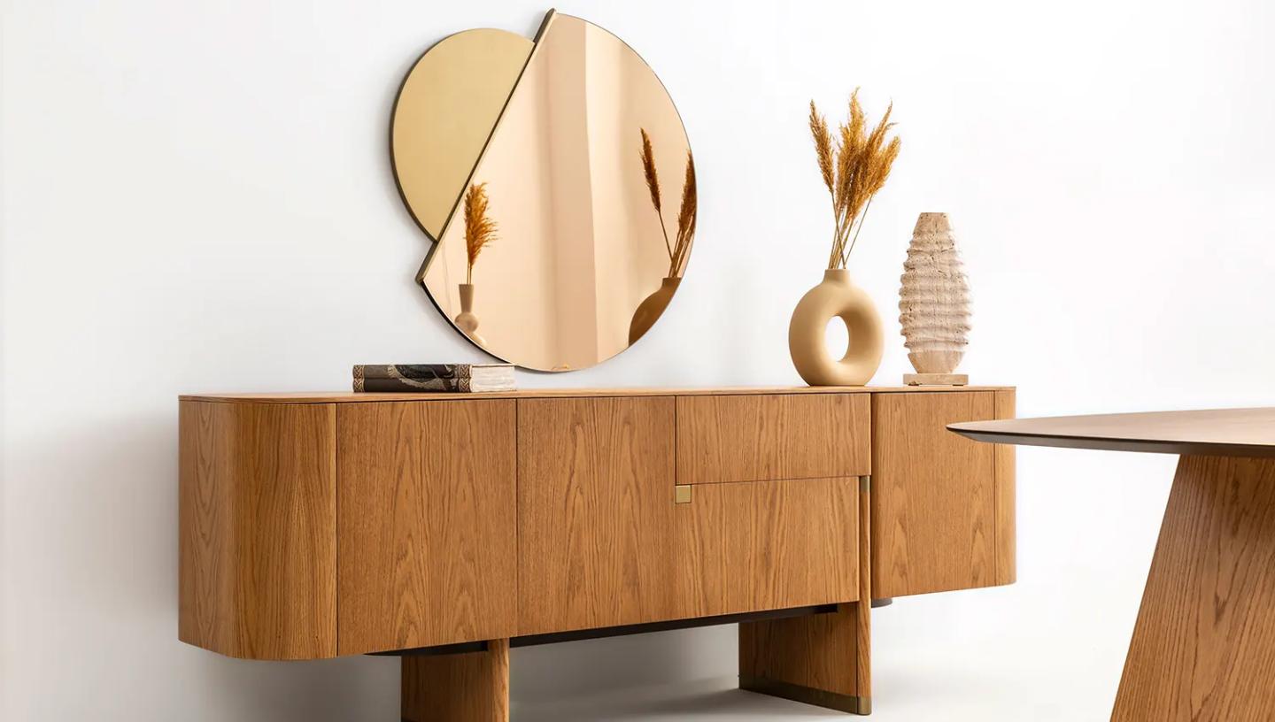 Delta Yemek Odası Takımı ( Açık Meşe- Bej) - Resim 7