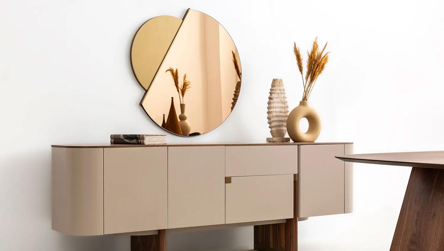 Delta Yemek Odası Takımı ( Bej - Ceviz) - Resim 8