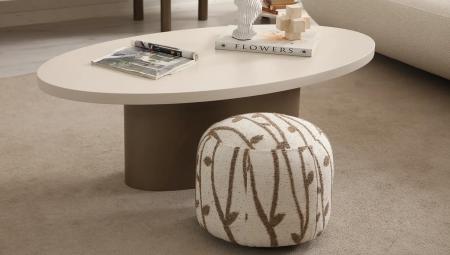 Maserati Krem Orta Sehpa