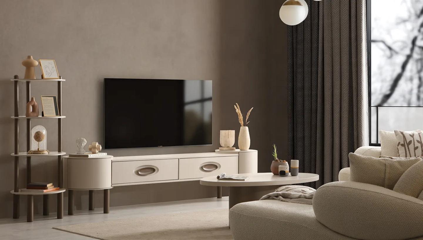 Maserati Krem Tv Ünitesi - Resim 2