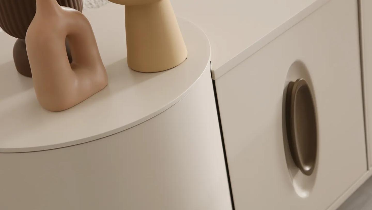 Maserati Krem Yemek Odası Takımı - Resim 7