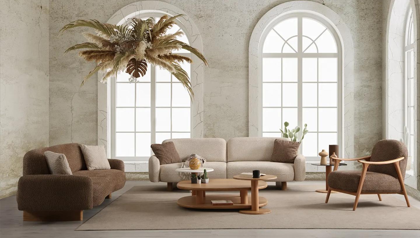 Rustic Orta Sehpa - Resim 2