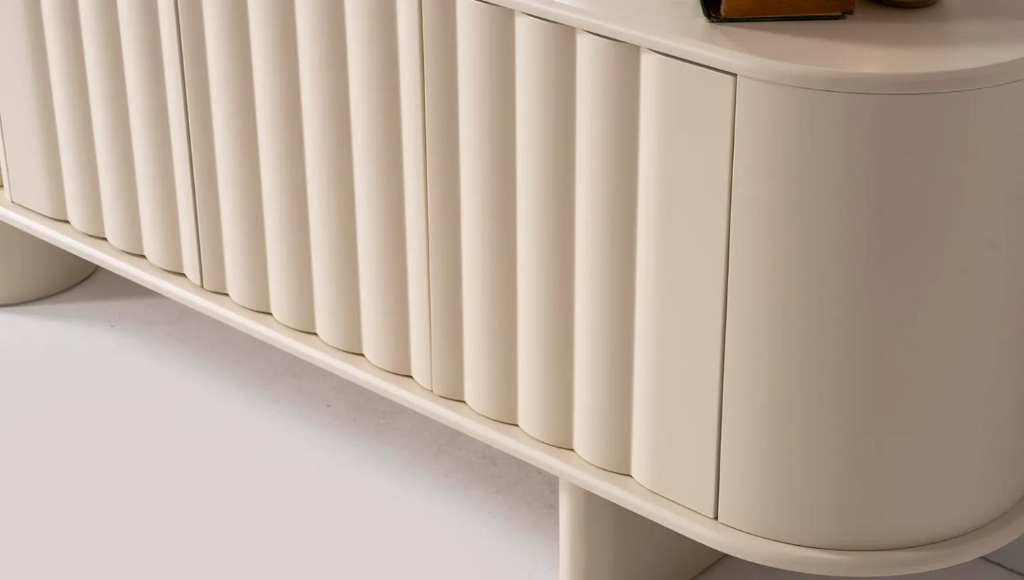 Ramoz Yemek Odası Takımı ( Ekru) - Resim 2