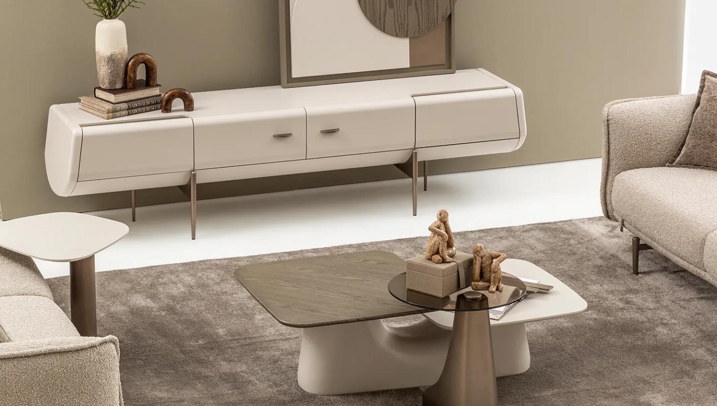 Monge Orta Sehpa ( Cam ) - Resim 2