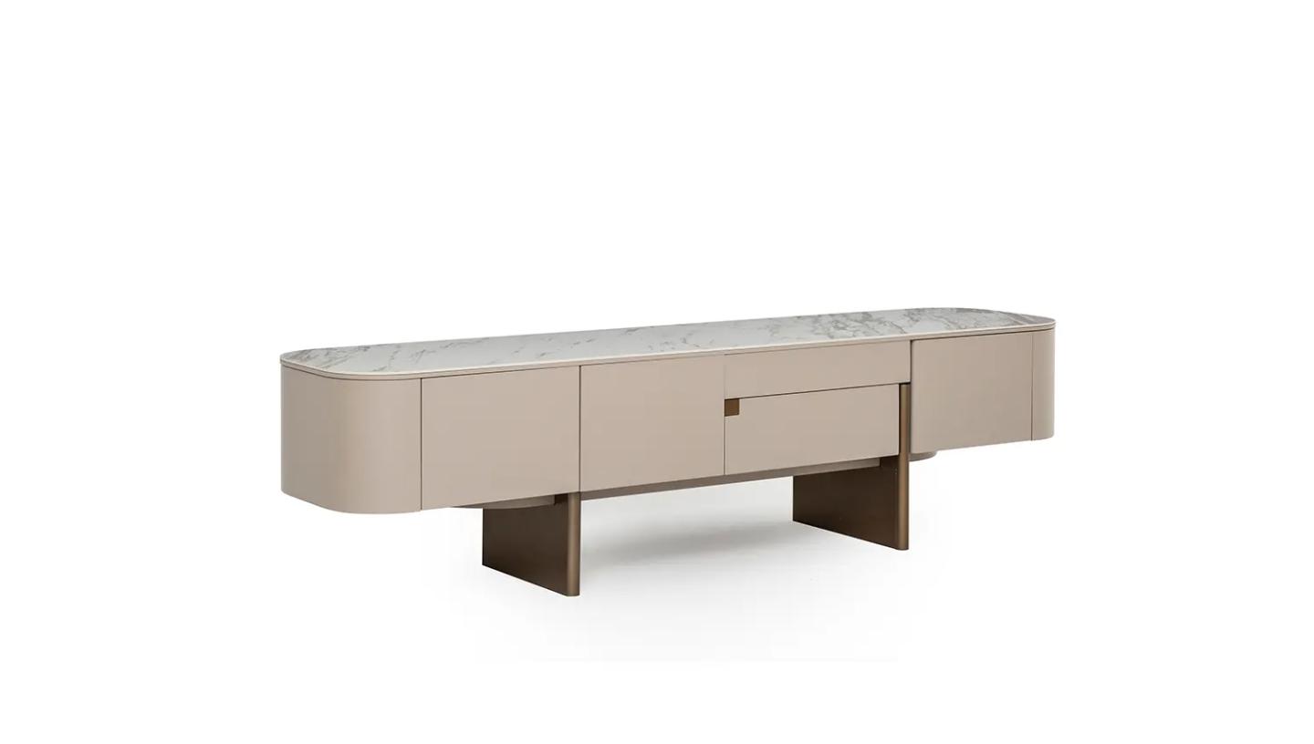 Delta Tv Ünitesi ( Bej - Bronz) - Resim 2