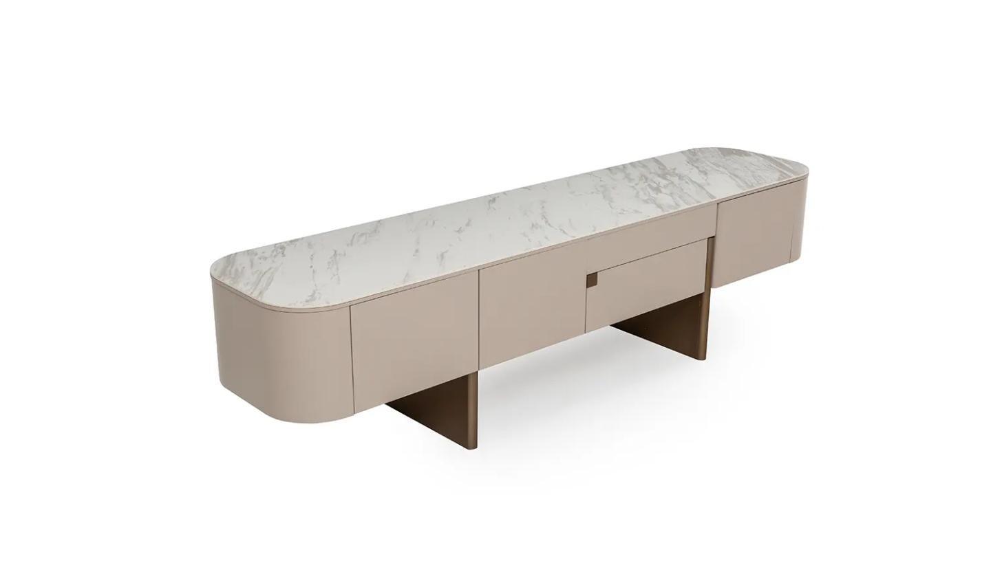 Delta Tv Ünitesi ( Bej - Bronz) - Resim 3