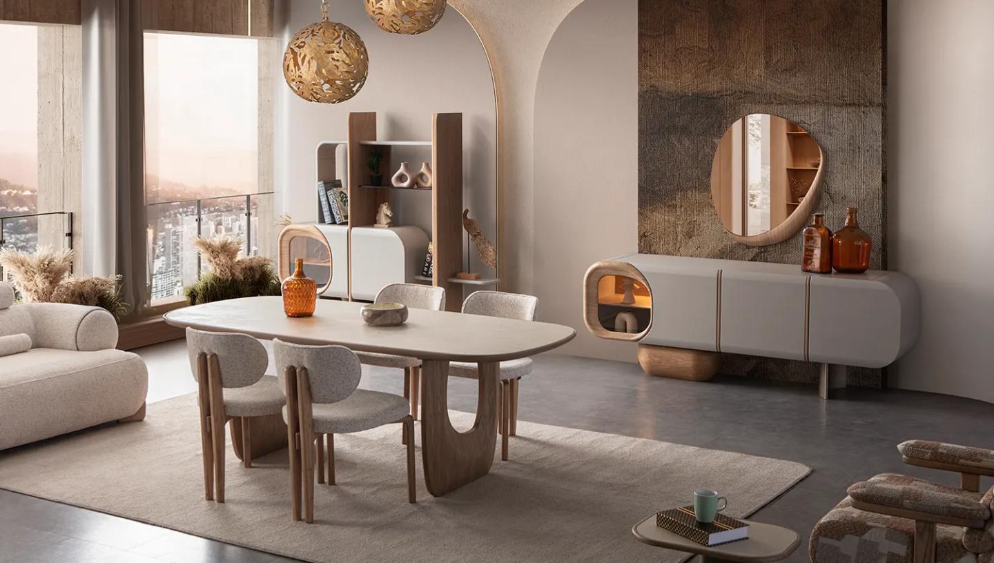 Fendi Yemek Odası Takımı - Resim 1